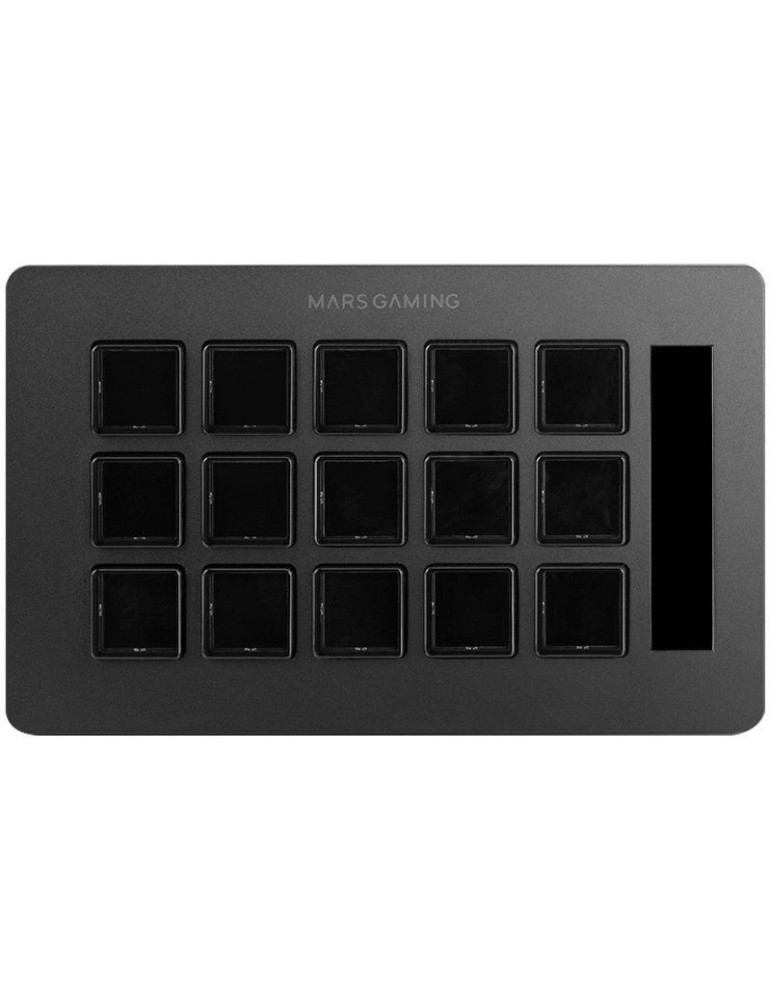Stream Deck Slim Mars Gaming MSD-ONE/ 15 Teclas LCD/ Negro