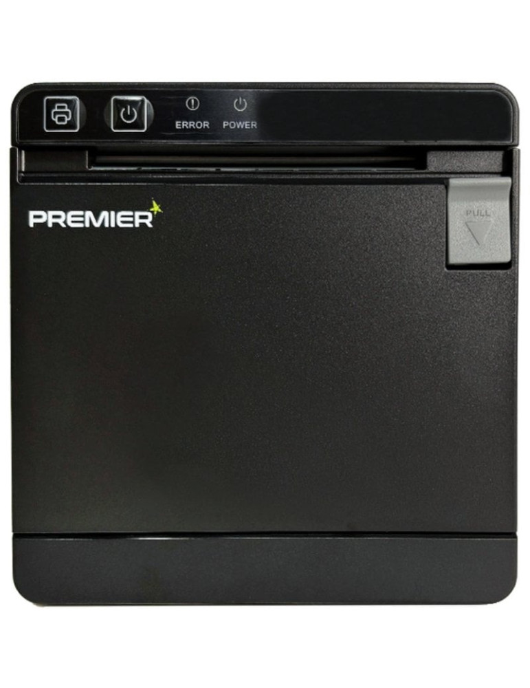 Impresora de Tickets Premier ITP-Front II/ Térmica/ Ancho papel 80mm/ USB-Ethernet/ Negra