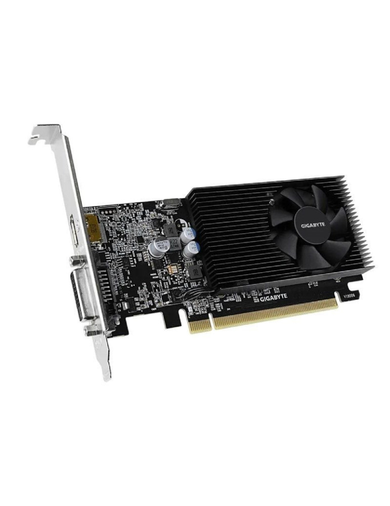 Tarjeta Gráfica Gigabyte GeForce GT 1030 D4 2G/ 2GB GDDR4/ Compatible con Perfil Bajo