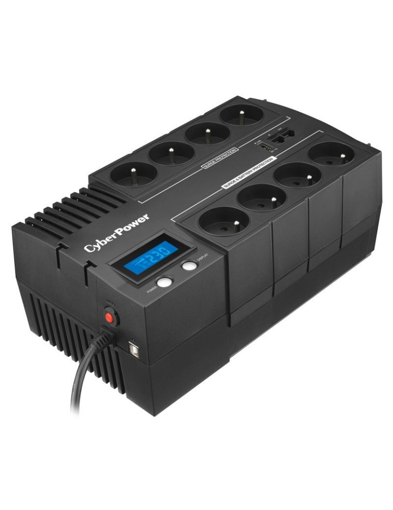 SAI Línea Interactiva Cyberpower BR700ELCD/ 700VA-420W/ 8 Salidas/ Formato Bloque