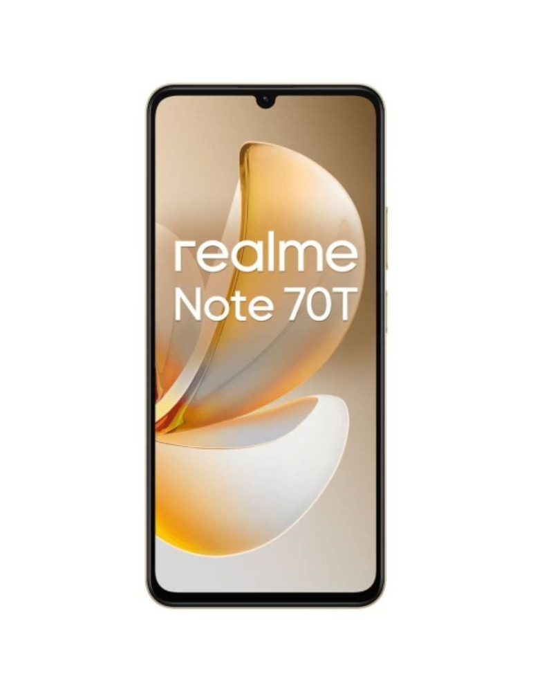 Smartphone Realme Note 70T 4GB/ 128GB/ 6.74"/ Dorado Playa