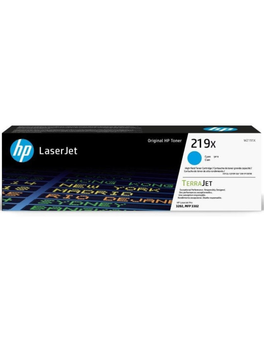 Tóner Original HP n 219X XL Alta Capacidad/ Cian