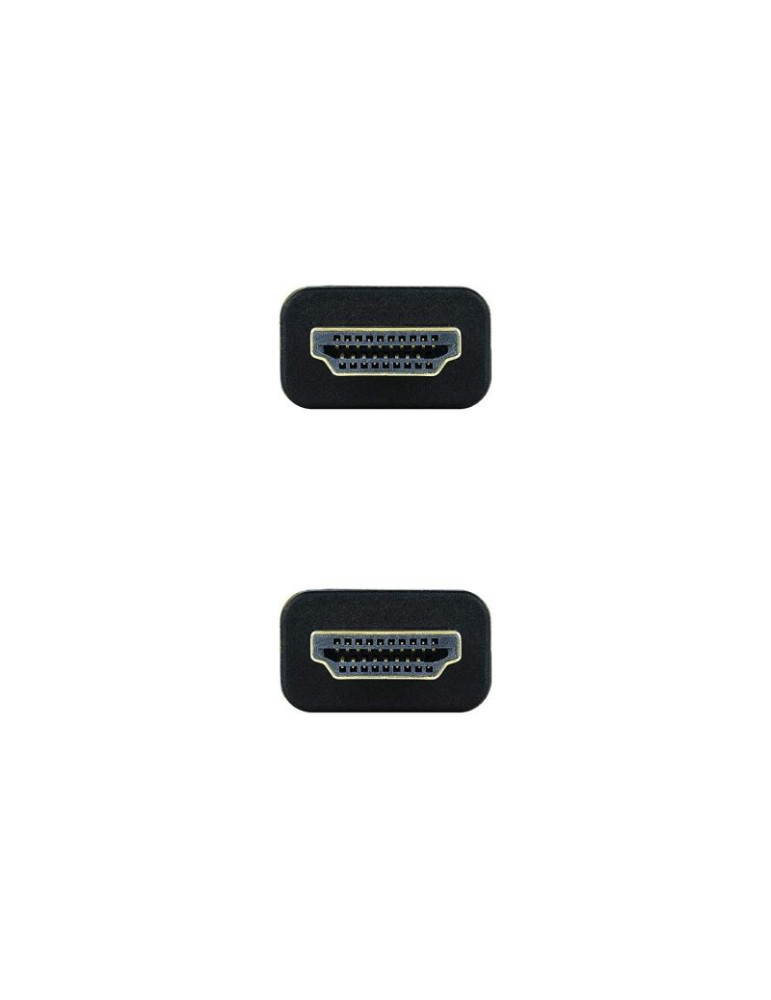Cable HDMI 2.0 4K Nanocable 10.15.3725/ HDMI Macho - HDMI Macho/ 25m/ Negro