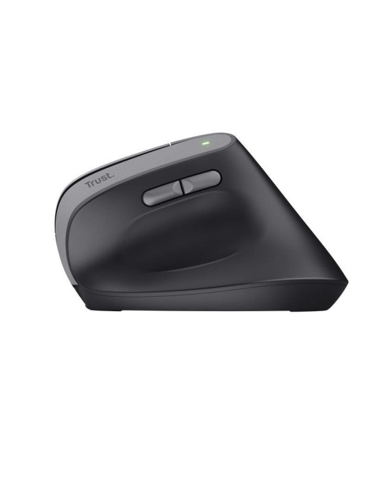 Ratón Vertical Inalámbrico Trust Bayo II/ Batería recargable/ Hasta 2400 DPI