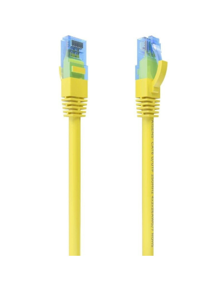 Cable de Red RJ45 AWG26 CCA UTP Aisens A135-0835 Cat.6/ 2m/ Amarillo