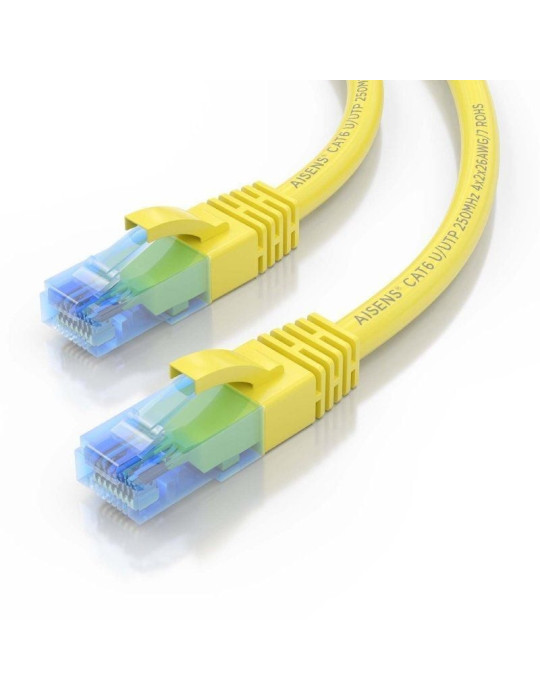 Cable de Red RJ45 AWG26 CCA UTP Aisens A135-0835 Cat.6/ 2m/ Amarillo
