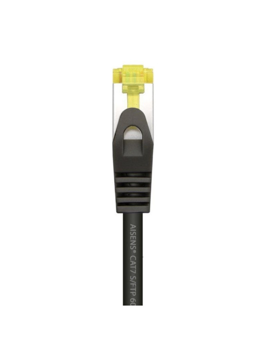 Cable de Red RJ45 SFTP Aisens A146-0484 Cat.7/ 25cm/ Negro