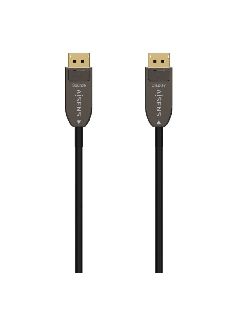 Cable DisplayPort 1.4 AOC 8K Aisens A155-0608/ DisplayPort Macho - DisplayPort Macho/ 20m/ Negro