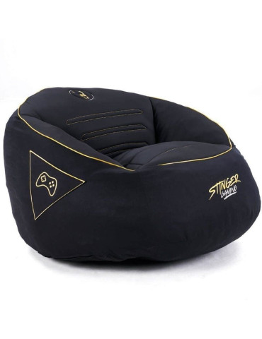 Puff Woxter Stinger Gaming/ con relleno/ Negro y Dorado 2