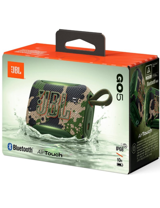 Altavoz con Bluetooth JBL GO 5/ 4.8W/ 1.0/ Squad