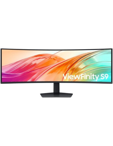 Monitor Profesional Ultrapanorámico Curvo Samsung ViewFinity S9 S95UF S49F950UAU 49"/ Dual QHD/ Multimedia/ Regulable en altura/