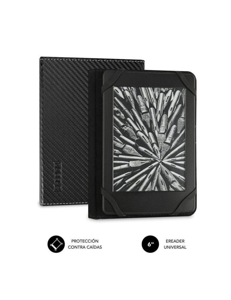 Funda para libro electrónico Subblim Clever Case/ Negra