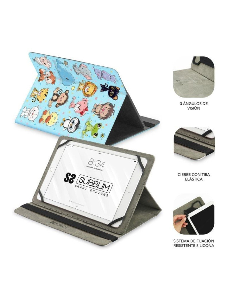 Funda Subblim Trendy Case Animals para Tablets de 9.6"-11"