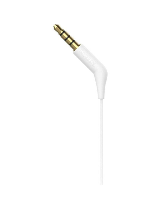 Auriculares Intrauditivos Philips TAE1105WT/ con Micrófono/ Jack 3.5/ Blancos