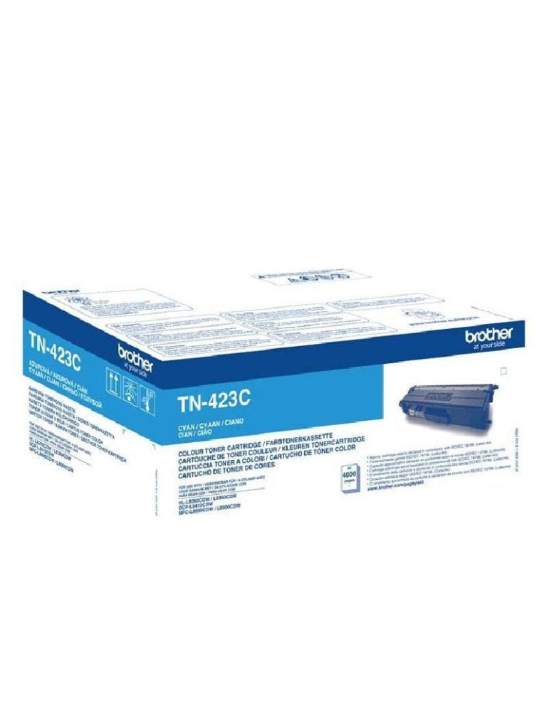 Tóner Original Brother TN-423C Alta Capacidad/ Cian