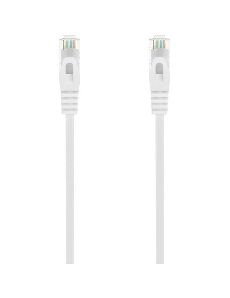 Cable de Red RJ45 AWG24 UTP Aisens A145-0593 Cat.6A/ LSZH/ 50cm/ Blanco