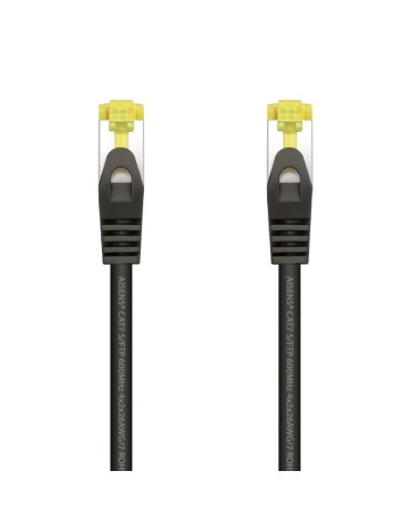 Cable de Red RJ45 SFTP Aisens A146-0486 Cat.7/ 1m/ Negro