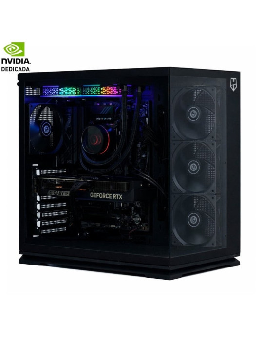 PC Gaming KVX Phobos 1 AMD Ryzen 7 7800X3D/ 32GB/ 2TB SSD/ GeForce RTX 5070/ Sin Sistema Operativo