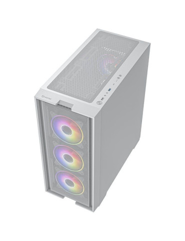 Caja Gaming Torre Hiditec H2 Air ARGB/ Blanca 2