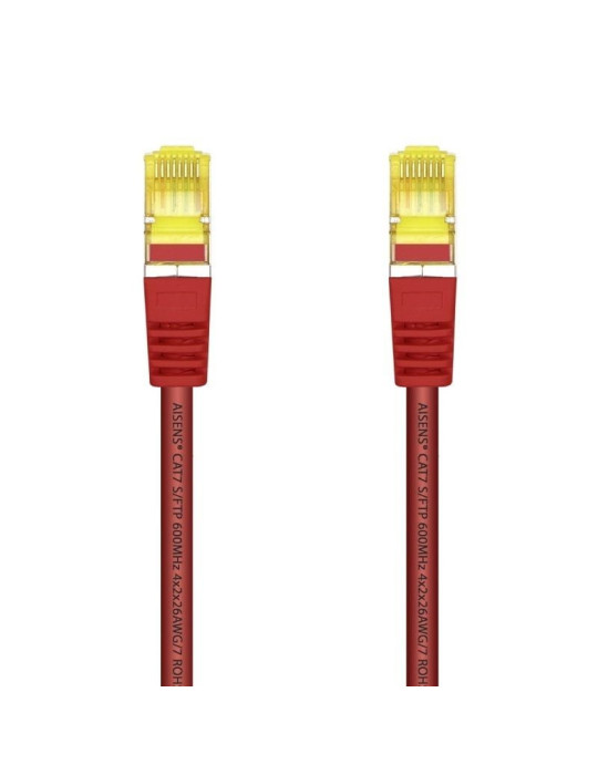 Cable de Red RJ45 SFTP Aisens A146-0471 Cat.7/ 2m/ Rojo