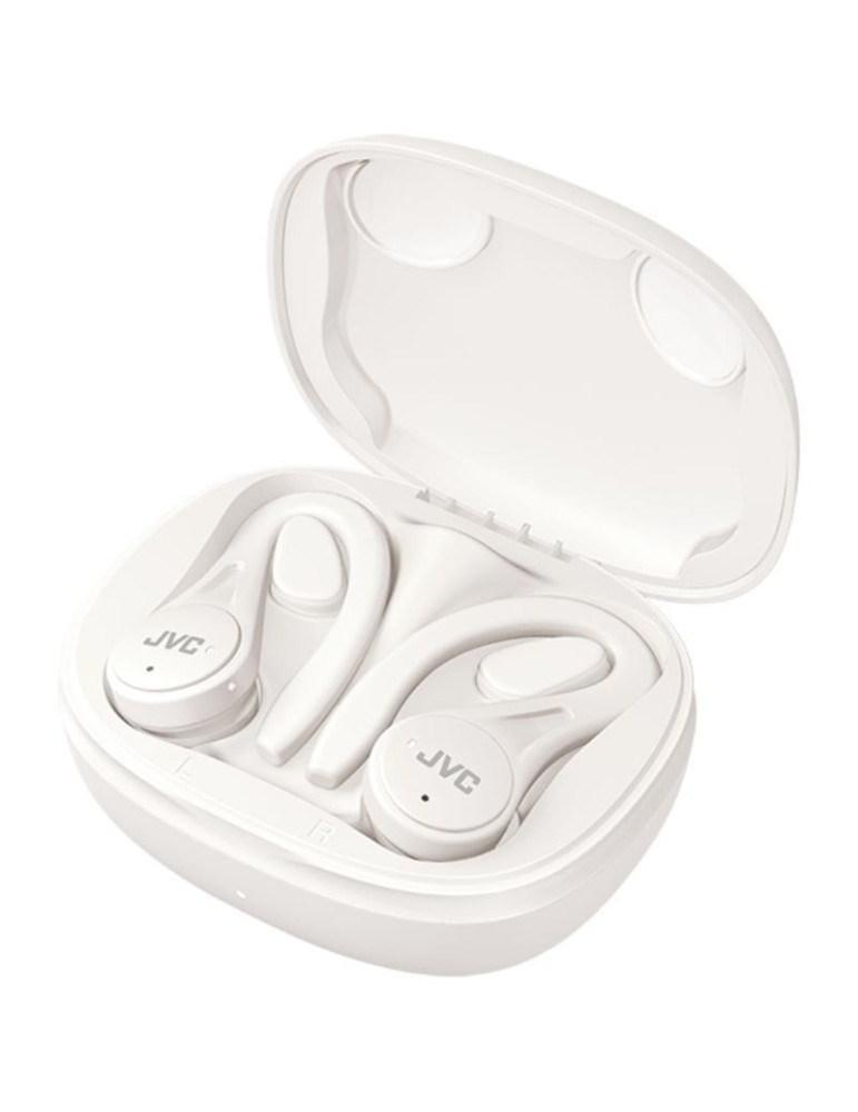 Auriculares Bluetooth JVC HA-EC25T con estuche de carga/ Autonomía 7.5h/ Blancos