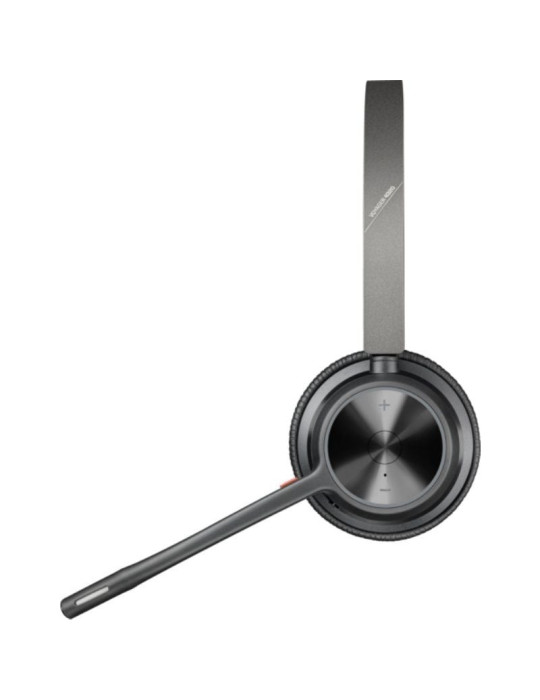Auriculares Inalámbricos Poly Voyager 4320 UC + Adaptador BT700 + Base de Carga/ con Micrófono/ Bluetooth/ Negros