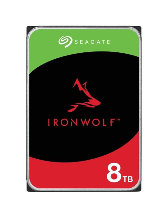 Disco Duro Seagate IronWolf NAS ST8000VN002 8TB/ 3.5"/ SATA III/ 256MB