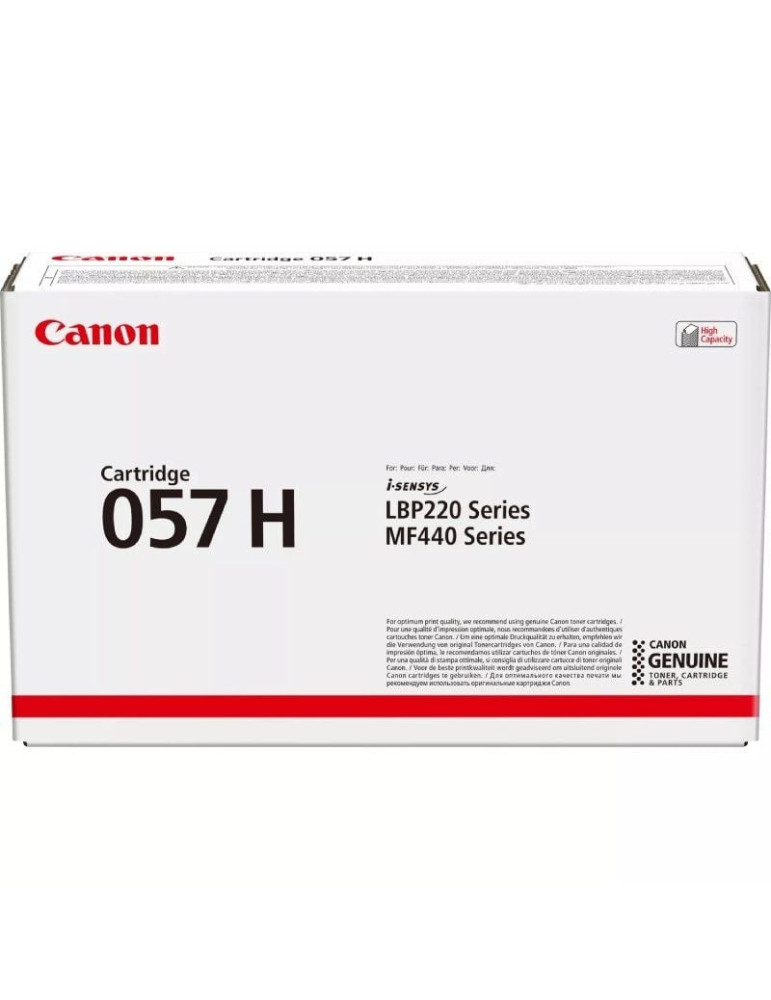 Tóner Original Canon i-SENSYS n 057H Alta Capacidad/ Negro