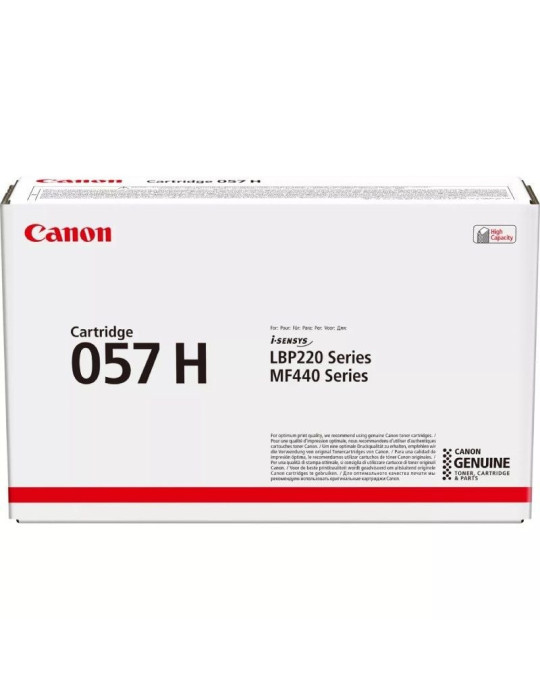 Tóner Original Canon i-SENSYS n 057H Alta Capacidad/ Negro