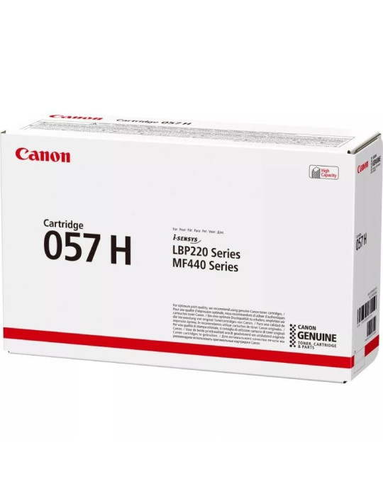 Tóner Original Canon i-SENSYS n 057H Alta Capacidad/ Negro