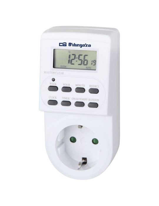 Programador de Enchufe Orbegozo PG 20 /Potencia Máxima 3600W Programador de Enchufe Orbegozo PG 20 /Potencia Máxima 3600W