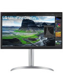 Monitor Profesional LG 27UQ850-W 27"/ 4K/ Multimedia/ Regulable en altura/ Plata