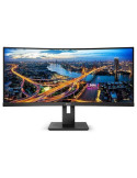 Monitor Profesional Ultrapanorámico Curvo Philips 346B1C 34"/ WQHD/ Multimedia/ Regulable en altura/ Negro