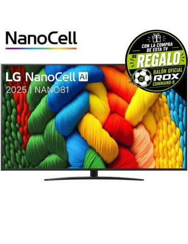 Televisor LG NanoCell 65NANO81A6A 65"/ Ultra HD 4K/ Smart TV/ WiFi