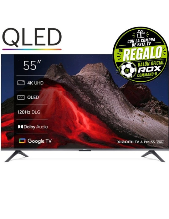 Televisor Xiaomi QLED TV A Pro 55 2026 55"/ Ultra HD 4K/ Smart TV/ WiFi