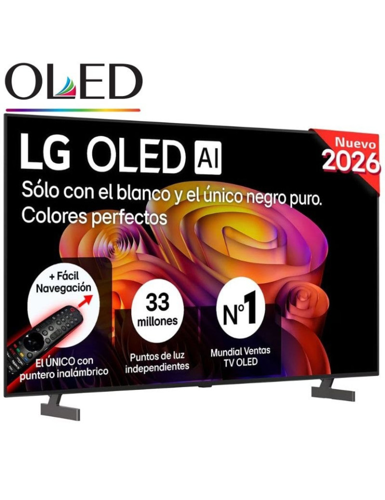 Televisor LG OLED AI B6 OLED65B6ELC 65"/ Ultra HD 4K/ Smart TV/ WiFi