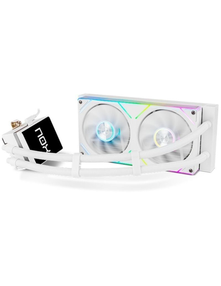 Sistema de Refrigeración Líquida Nox M-240 LCD/ Blanco