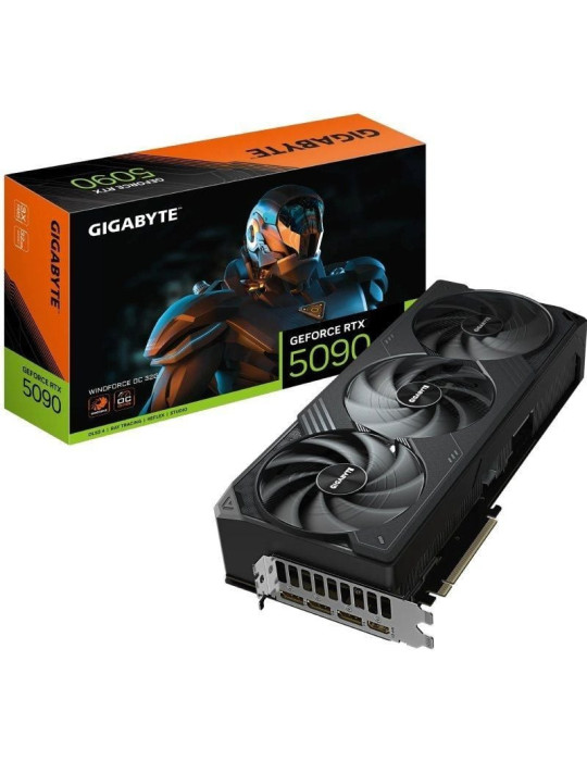 Tarjeta Gráfica Gigabyte GeForce RTX 5090 WindForce OC/ 32GB GDDR7 Tarjeta Gráfica Gigabyte GeForce RTX 5090 WindForce OC/ 32GB GDDR7