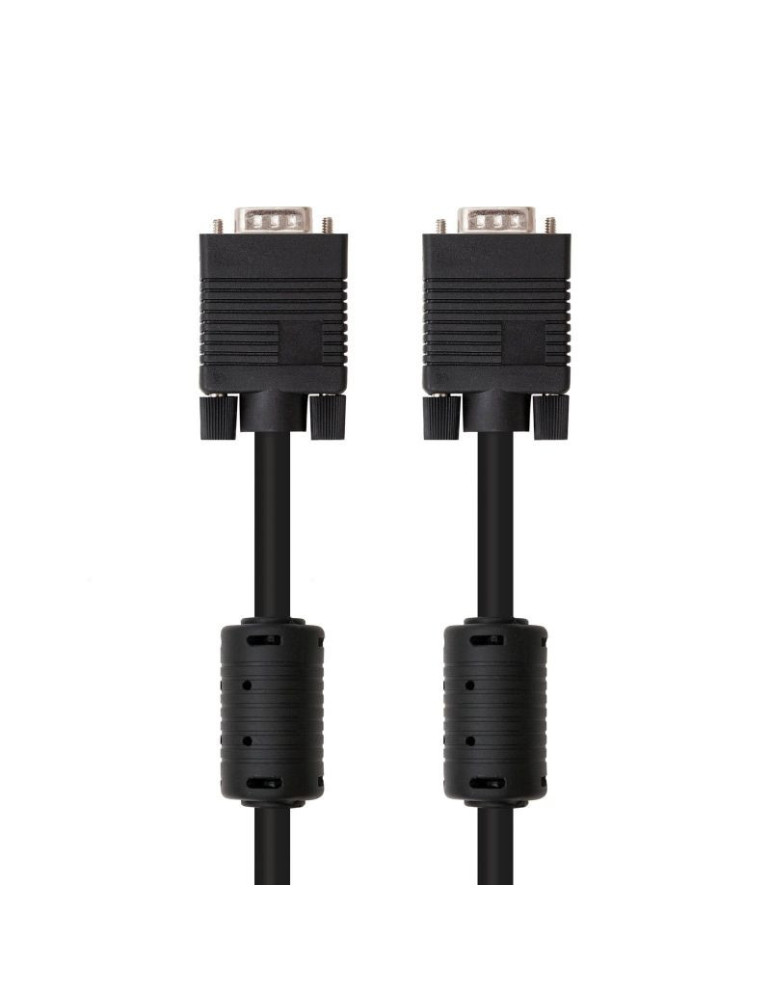 Cable SVGA Nanocable 10.15.0115/ VGA Macho - VGA Macho/ 15m/ Negro