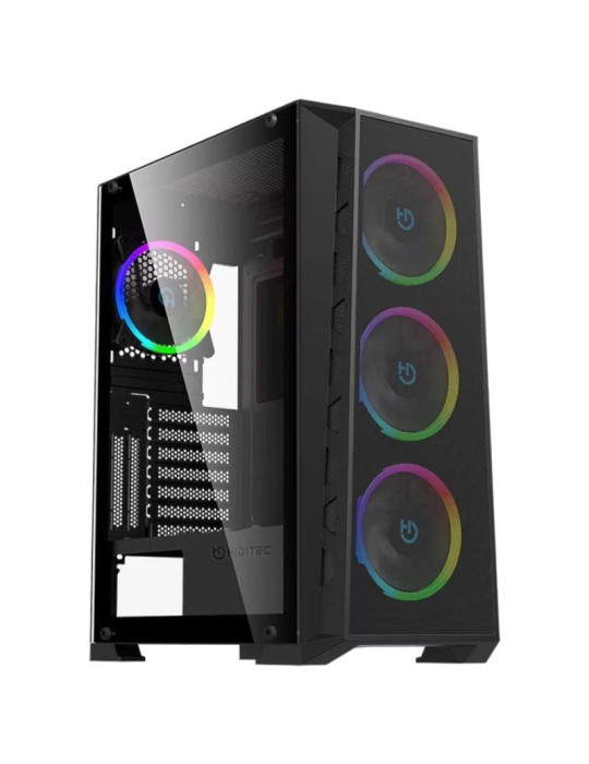 Caja Gaming Semitorre Hiditec MH12 METAL MESH Caja Gaming Semitorre Hiditec MH12 METAL MESH