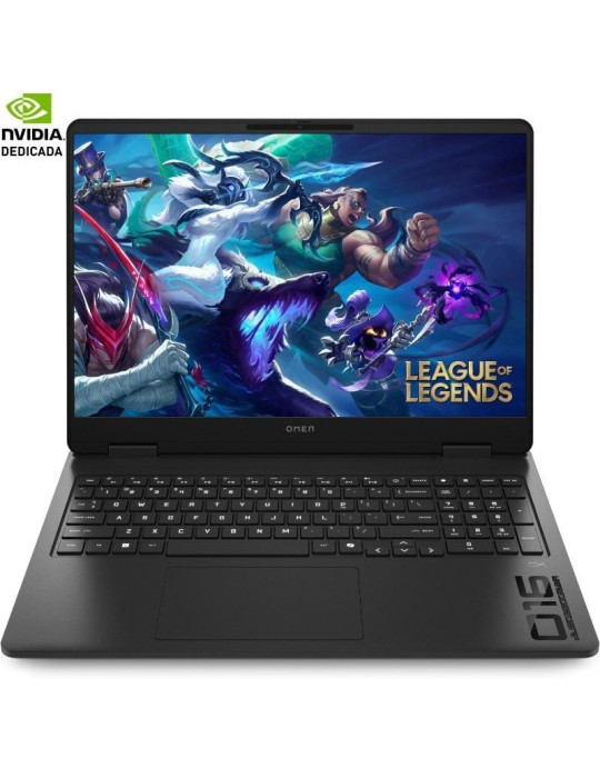 Portátil Gaming HP Omen 16-AP0020NS Ryzen AI 7-350/ 32GB/ 1TB SSD/ GeForce RTX 5060/ 16"/ Sin Sistema Operativo