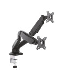 Soporte de Mesa con Contrapeso para 2 Monitores Aisens DT27TSR-045/ Giratorio/ Inclinable/ hasta 9kg