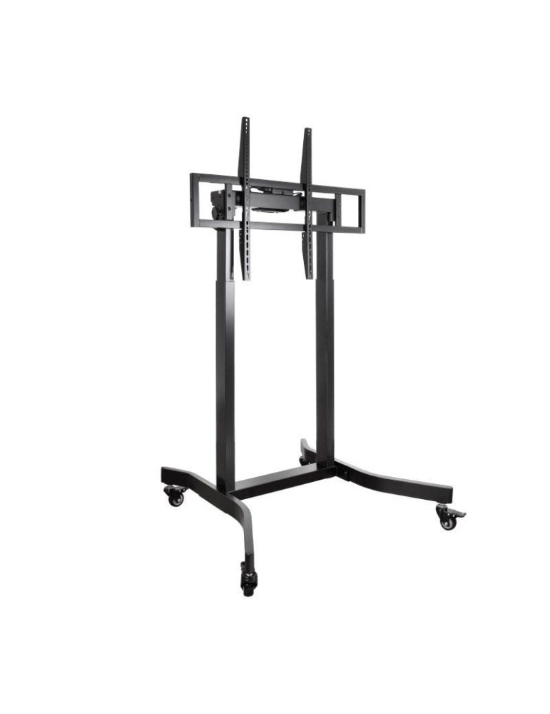 Soporte de Suelo Eléctrico con Ruedas TooQ FSM02-B para TV 55-100"/ hasta 120kg