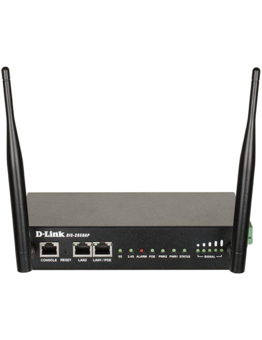 Punto de Acceso Inalámbrico D-Link DIS-2650AP 1200Mbps/ 2.4GHz 5GHz/ Antenas de 3dBi/ WiFi 802.11ac/n/b/g Punto de Acceso Inalámbrico D-Link DIS-2650AP 1200Mbps/ 2.4GHz 5GHz/ Antenas de 3dBi/ WiFi 802.11ac/n/b/g