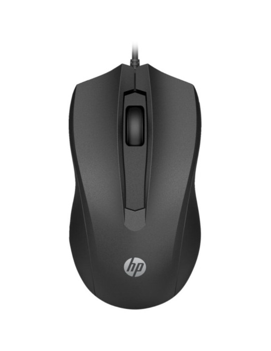 Ratón HP 105/ Hasta 1600 DPI/ Negro