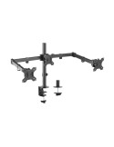 Soporte de Mesa para 3 Monitores Aisens DT27TSR-061/ Giratorio/ Inclinable/ hasta 7kg