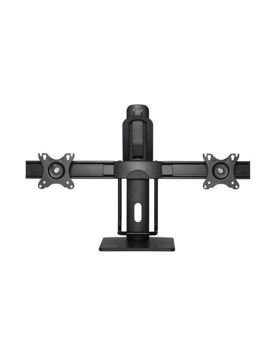 Soporte de Sobremesa con Contrapeso para 2 Monitores Aisens DT27TSR-065/ Giratorio/ Inclinable/ hasta 6kg