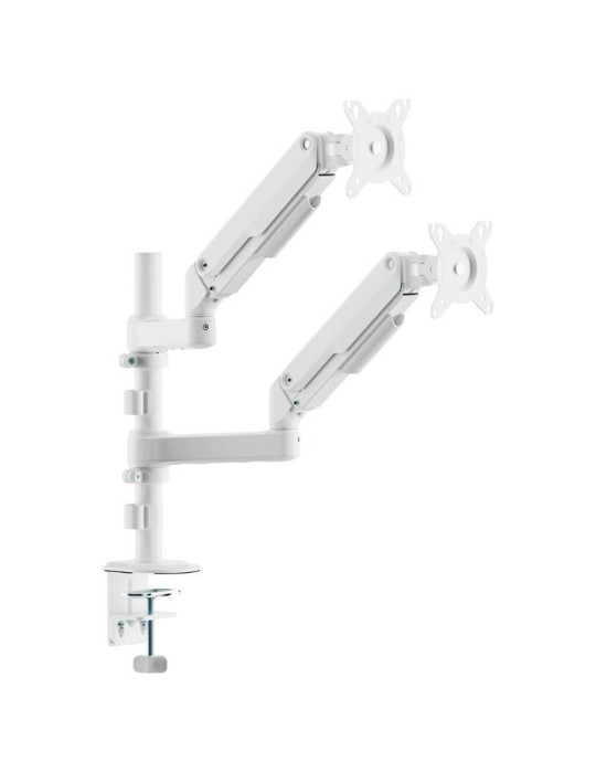 Soporte de Mesa con Contrapeso para 2 Monitores Aisens DT32TSR-441/ Giratorio/ Inclinable/ hasta 9kg