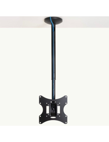 Soporte de Techo Giratorio/ Inclinable/ Nivelable TooQ LPCE2301TSLI-B para TV de 23-42"/ hasta 30kg 2
