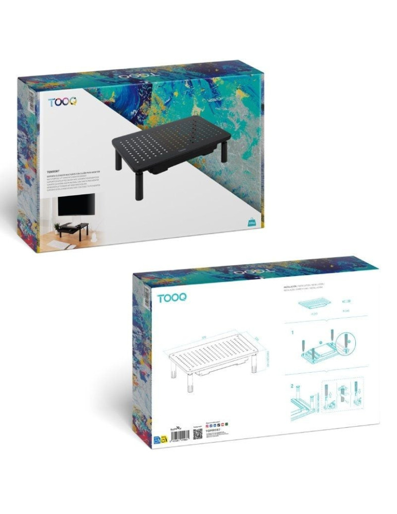 Soporte para Monitor TooQ TQMR087/ hasta 20kg